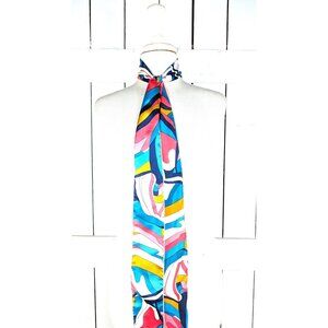 Vintage psychedelic mod long neck head scarf